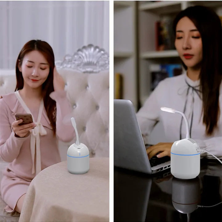 250ml. Humidifier with USB Output and Color Changing Light