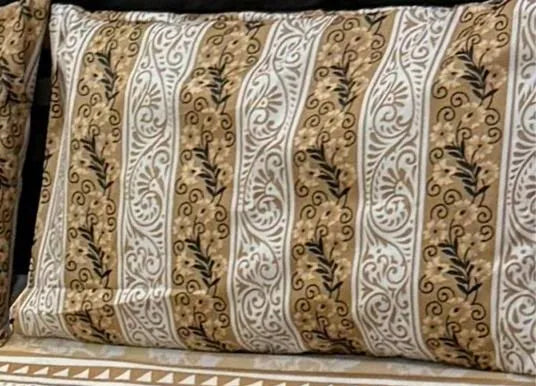 3 Piece Set Double Bed Printed King Size Bedsheet