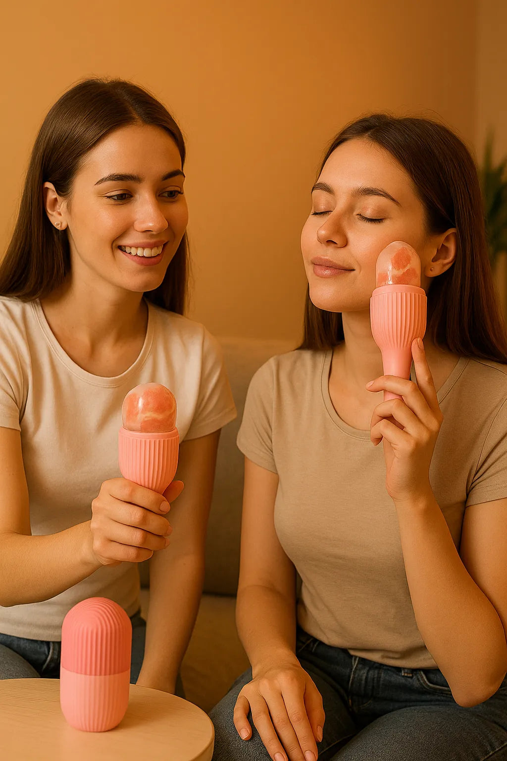 Silicone Ice Roller for Face for Glowing Skin